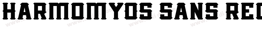 HarmomyOS Sans Regul字体转换